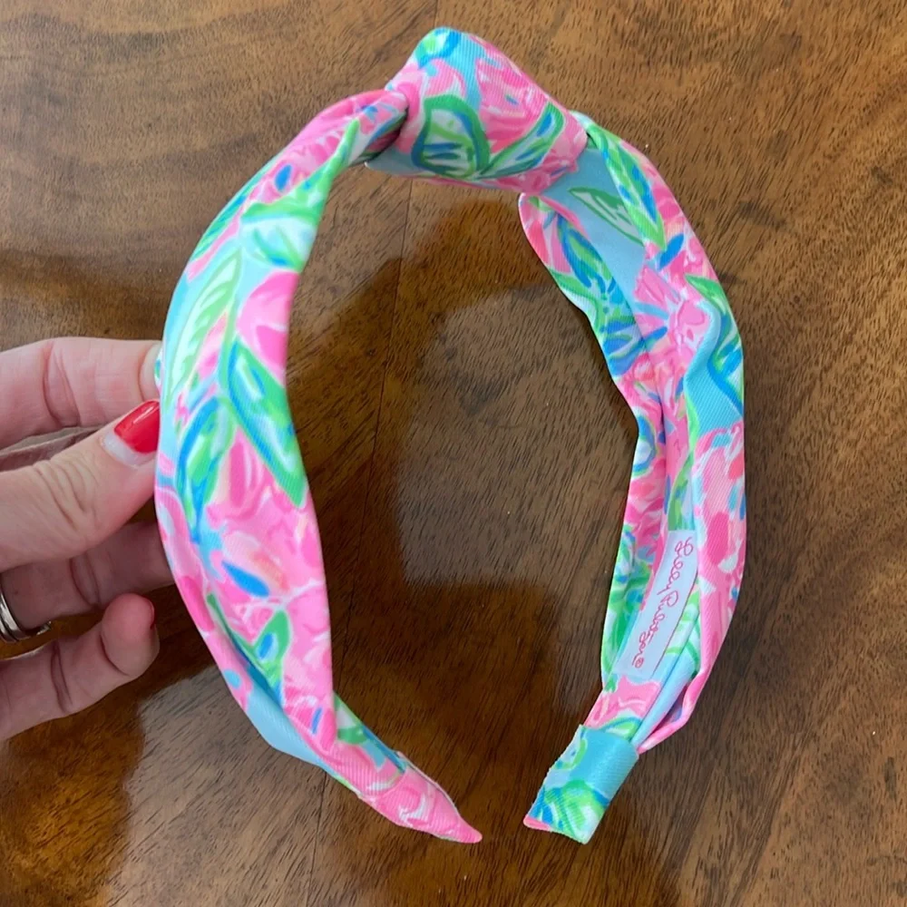 Lilly Pulitzer Multi Totally Blossom knotted headband - Picture 1 of 6